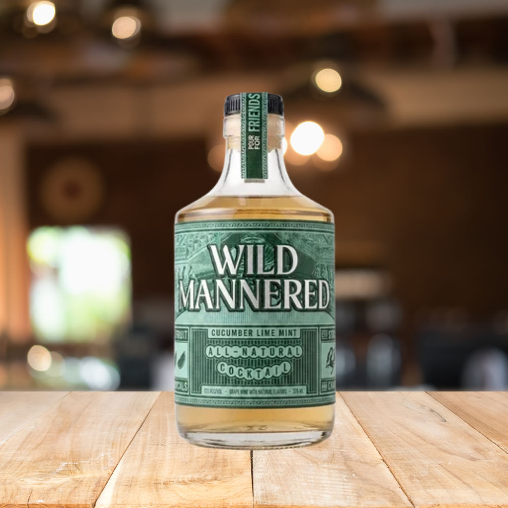 Wild Mannered Cucumber Lime Mint Soju Cocktail 375ml