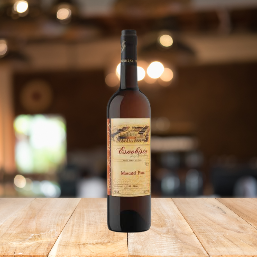 Dios Baco Esnobita Moscatel Pasa Sherry Wine 750ml