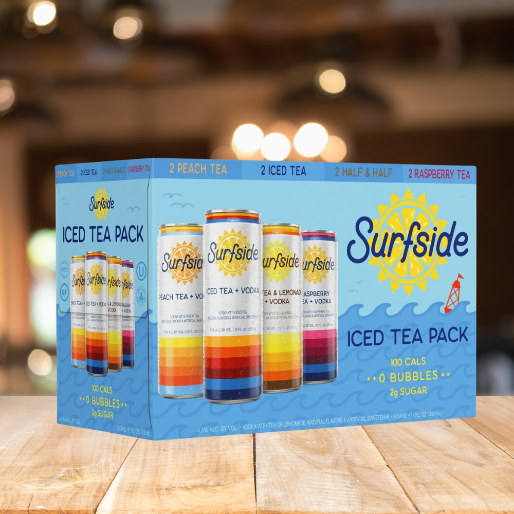 Surfside Iced Tea Variety 8 Pack 355ml