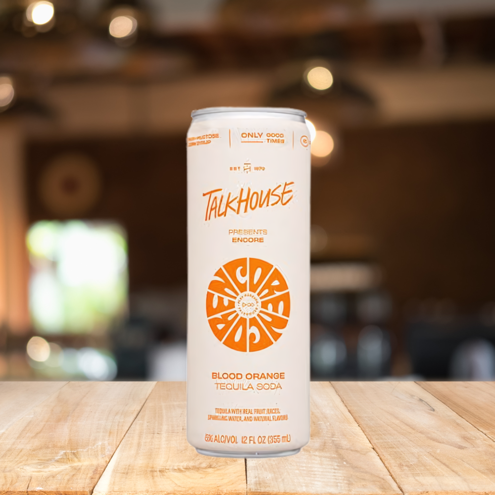Talkhouse Blood Orange Tequila Soda 355ml