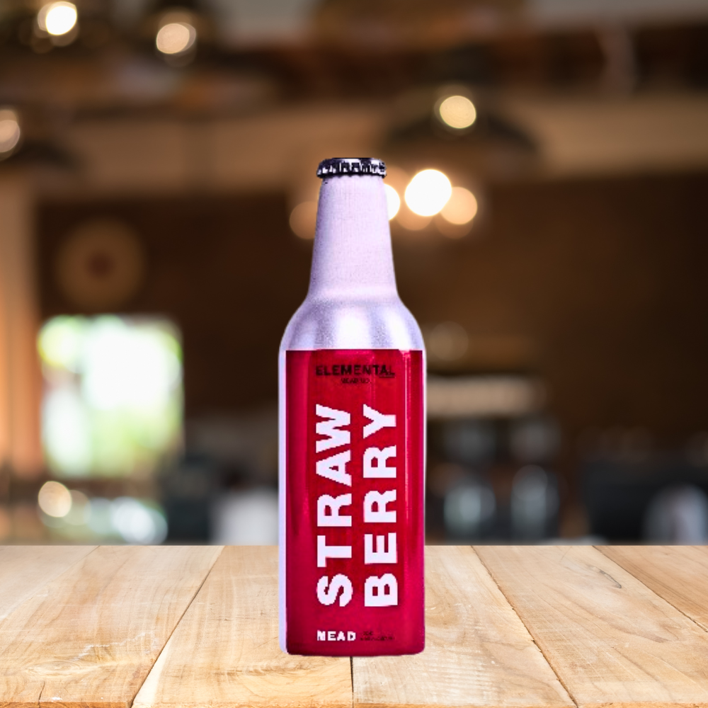 Elemental Strawberry Mead 12oz.