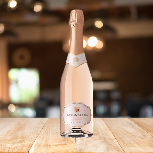 Les Allies Rose Brut Sparkling Wine 750ML