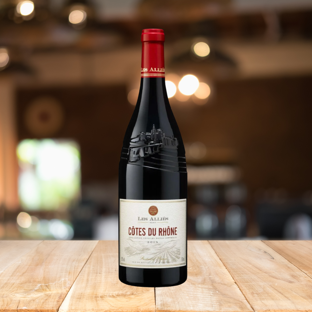 Les Allies Cotes du Rhone Red Wine 750ml