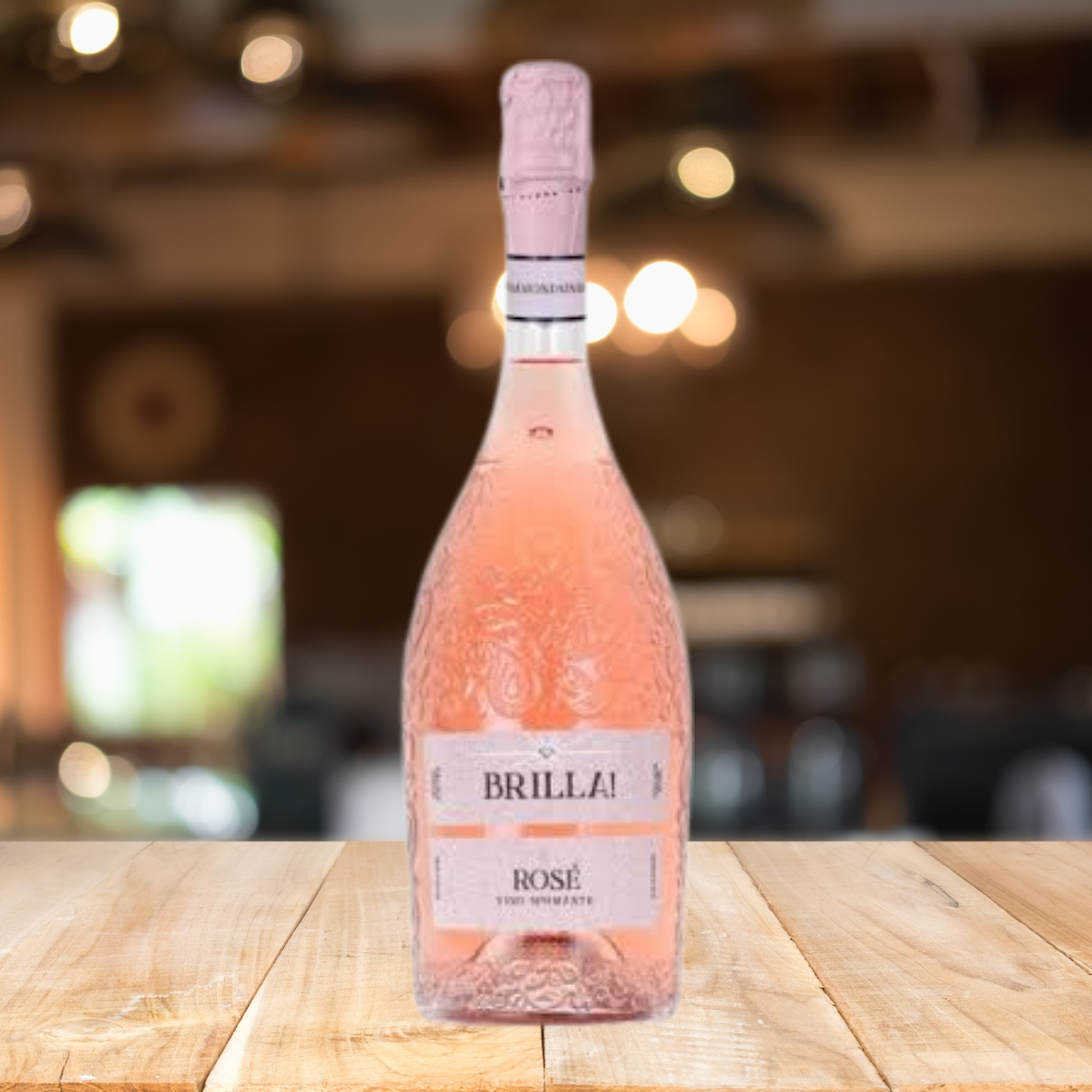 Brilla Rose Extra Dry Prossecco Sparkling Wine 750ml