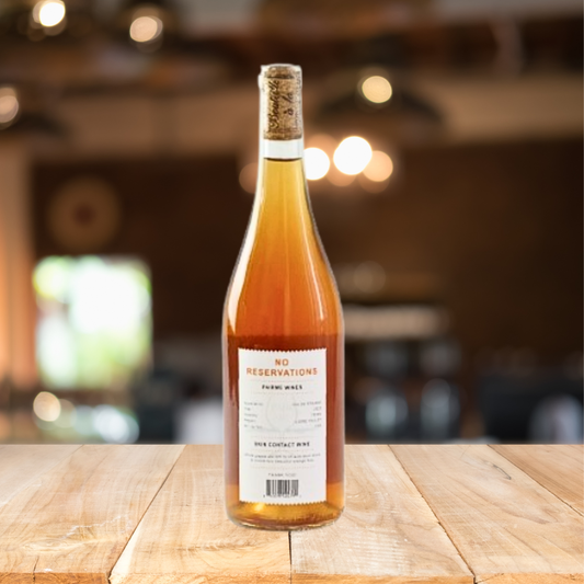 NO RESERVATIONS  Orange Wine 750 ML