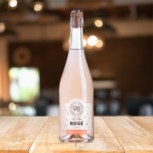 90+ Cellars Non-Alcoholic Sparkling "Rose" Wine 750ml