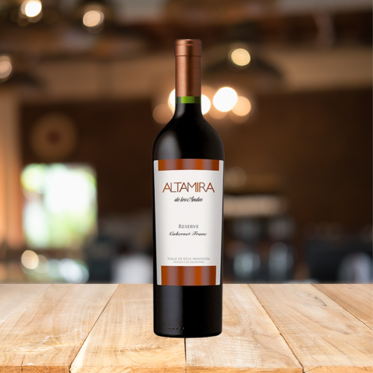 Altamira De Los Andes Reserve Cabernet Franc Red Wine 750ml