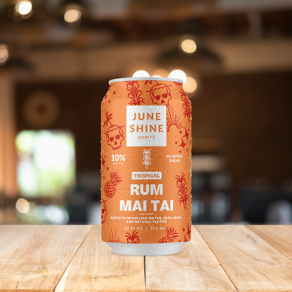 JuneShine Tropical Rum Mai Tai 355ml