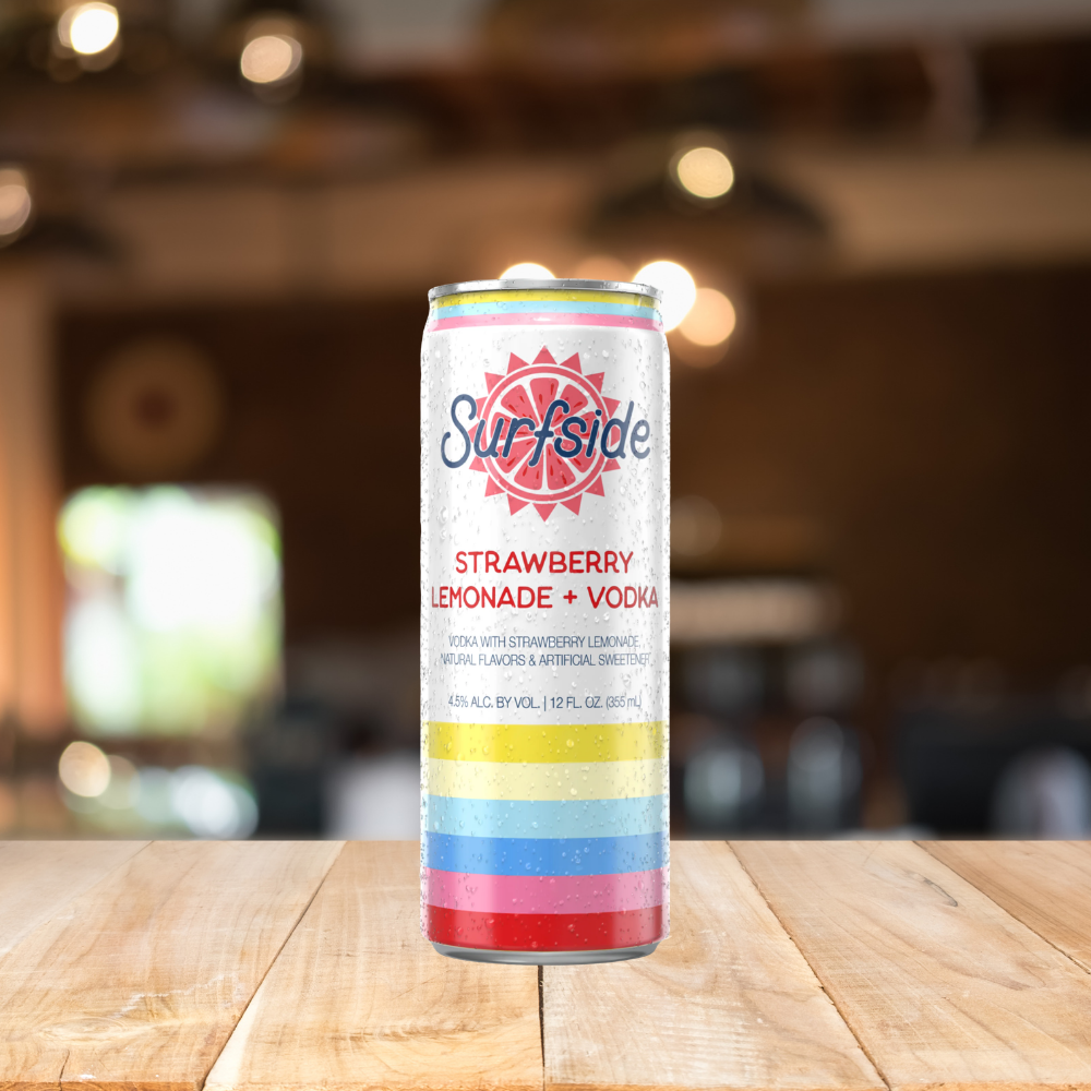 Surfside Strawberry Lemonade + Vodka 355ml