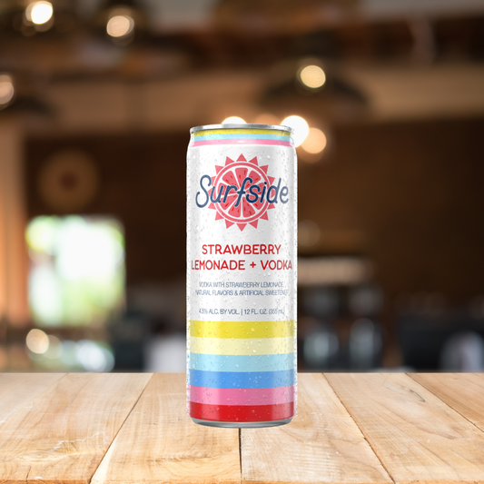 Surfside Strawberry Lemonade + Vodka 355ml