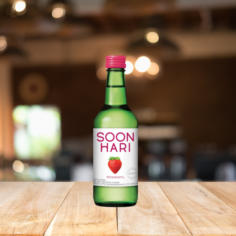 Soon Hari Strawberry Soju 375ml
