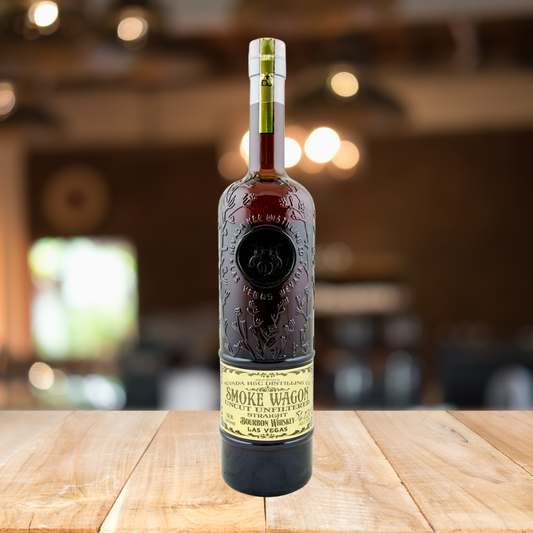 Smoke Wagon Uncut Unfiltered Bourbon Whiskey 750ml