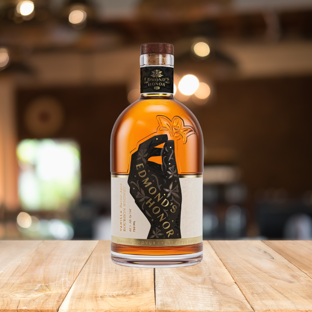 Edmond Honor Vanilla Straight Bourbon 750ml