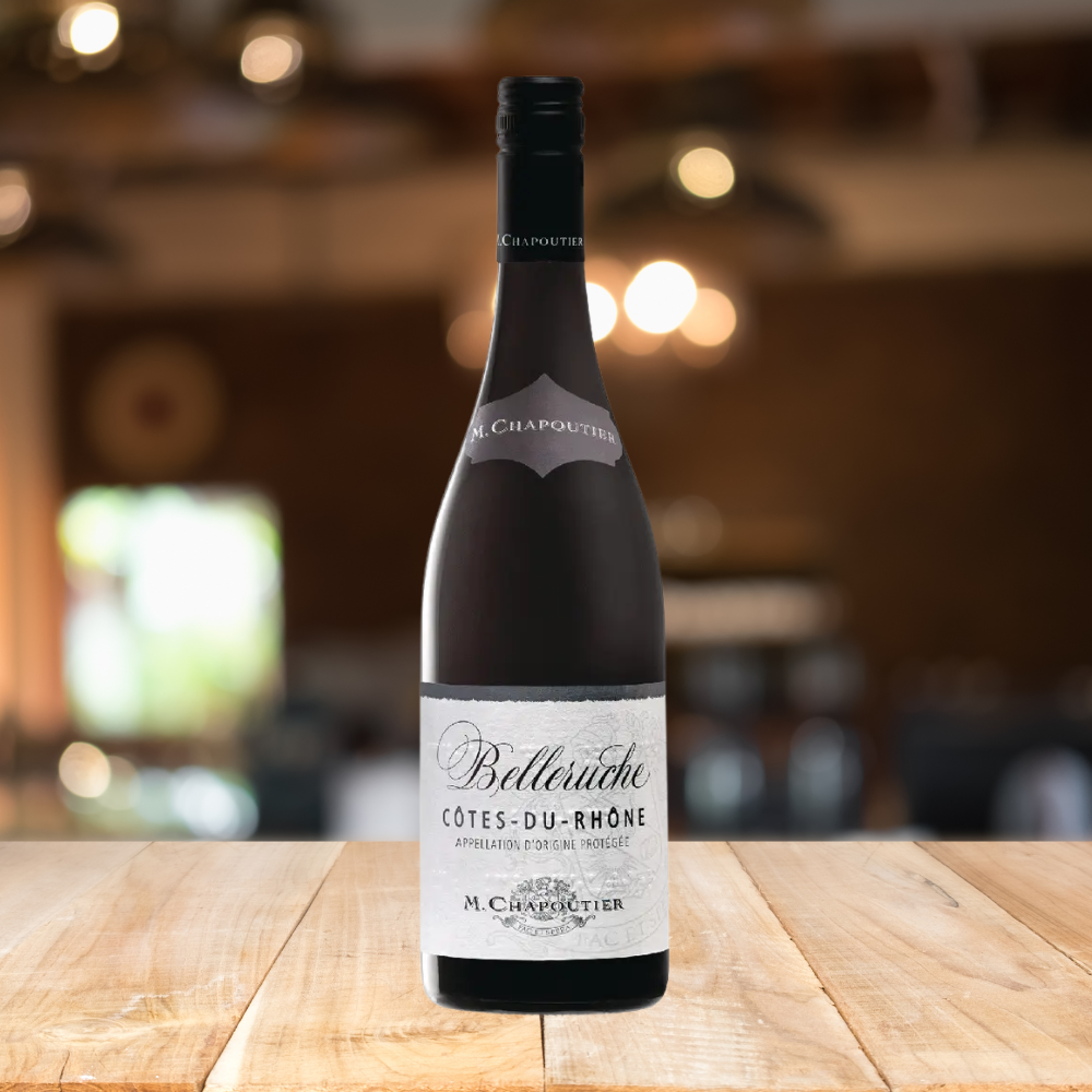 M. Chapoutier Belleruche Cotes Du Rhone Red Wine 750ml